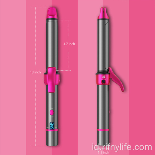 gaya rambut dengan curling iron